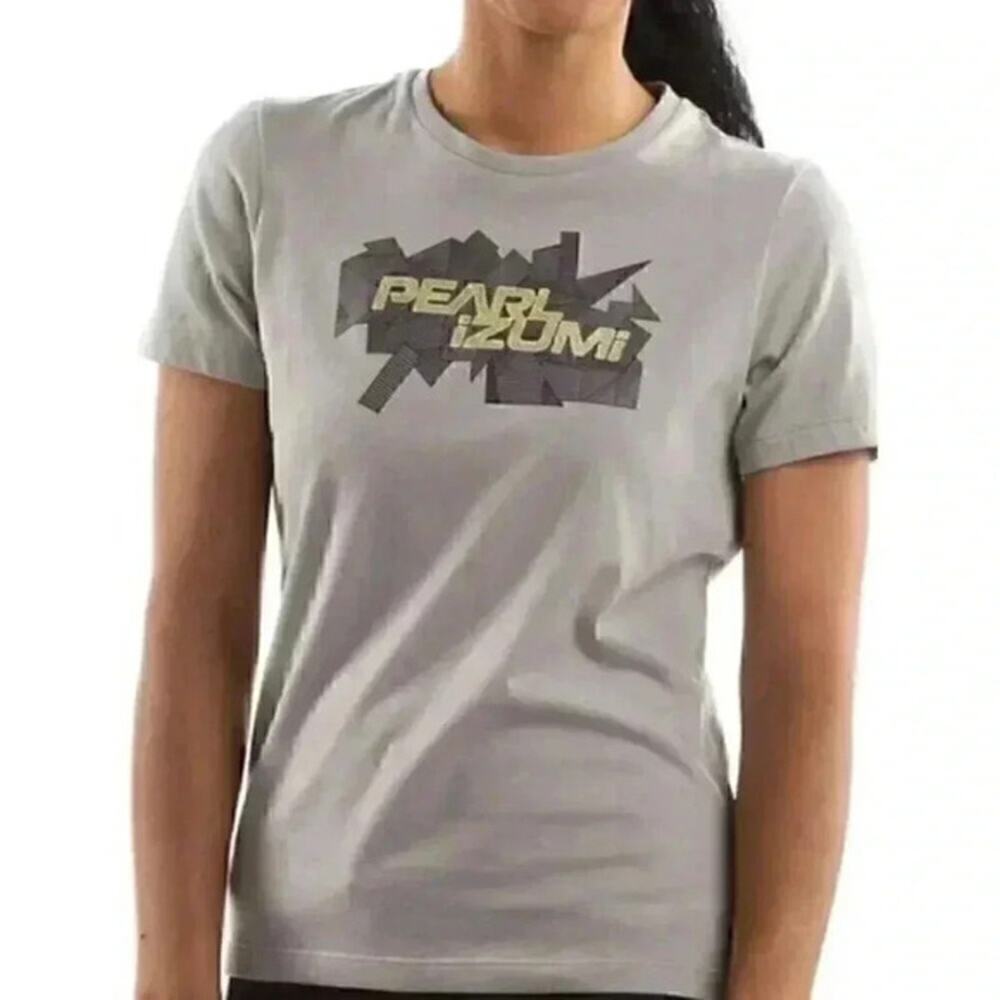 PEARL IZUMI Womens Gray Wet Weather Lucent Mesa‎ T Shirt Sz L